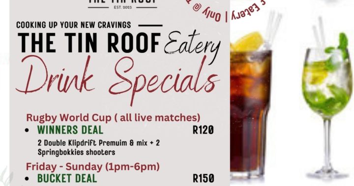 The Tin Roof Eatery – DRINK SPECIAL